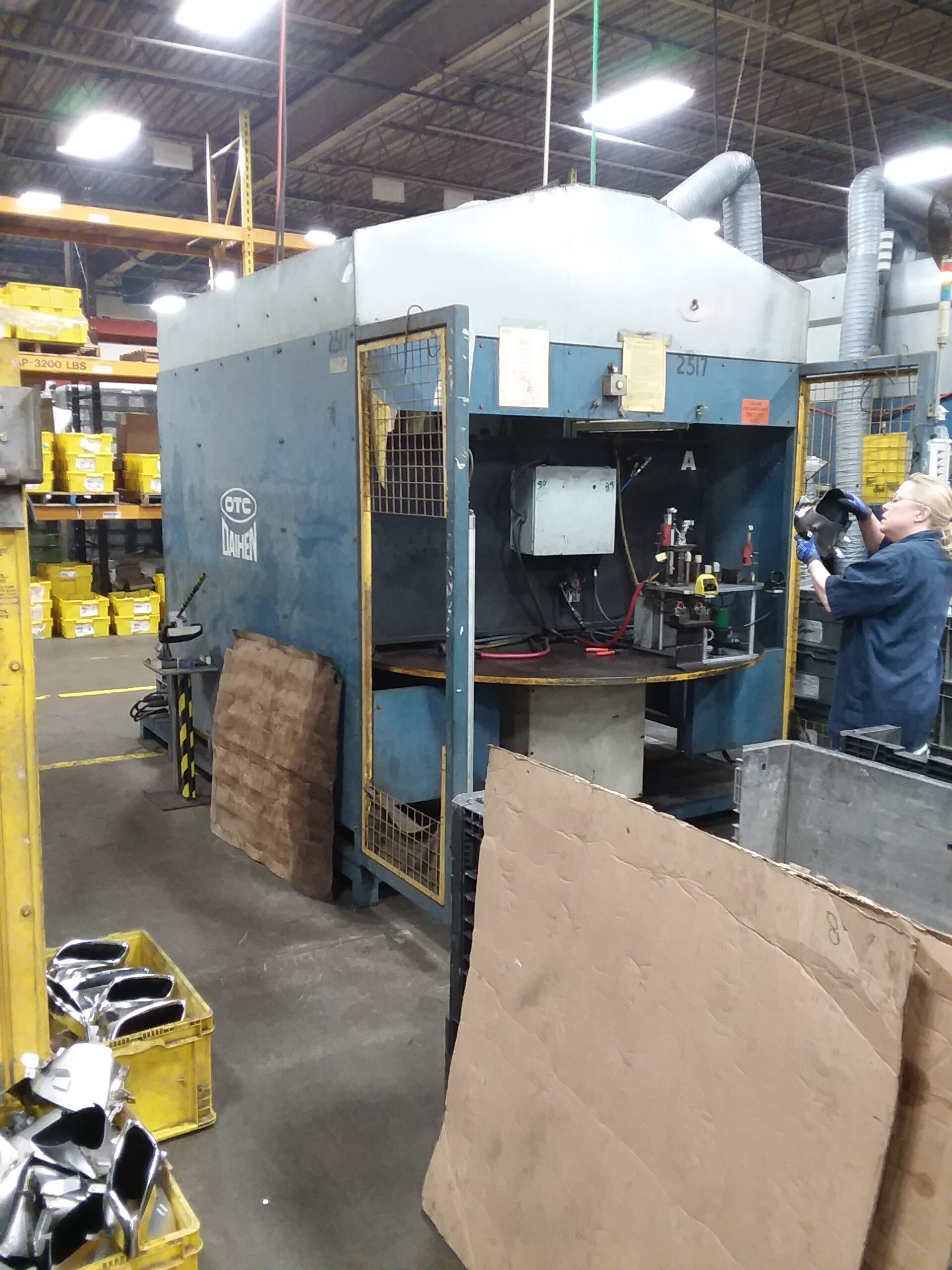 OTC-Daihen AX-V6 Robotic Welding Cell - OTC-Daihen AX-V6 Robotic Welding Cell -